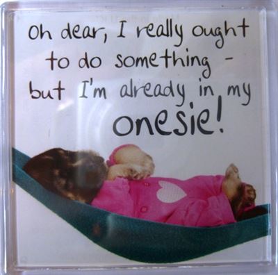 Oh dear, I really ought to do something... Fridge Magnet 078
